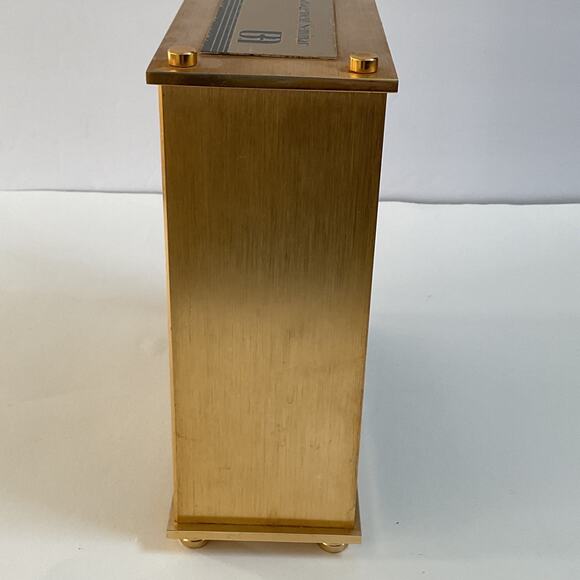 VTG 80s Seiko Quartz World Time Zone Clock With Airplane Second Hand Desk Mantle - Picture 6 of 12